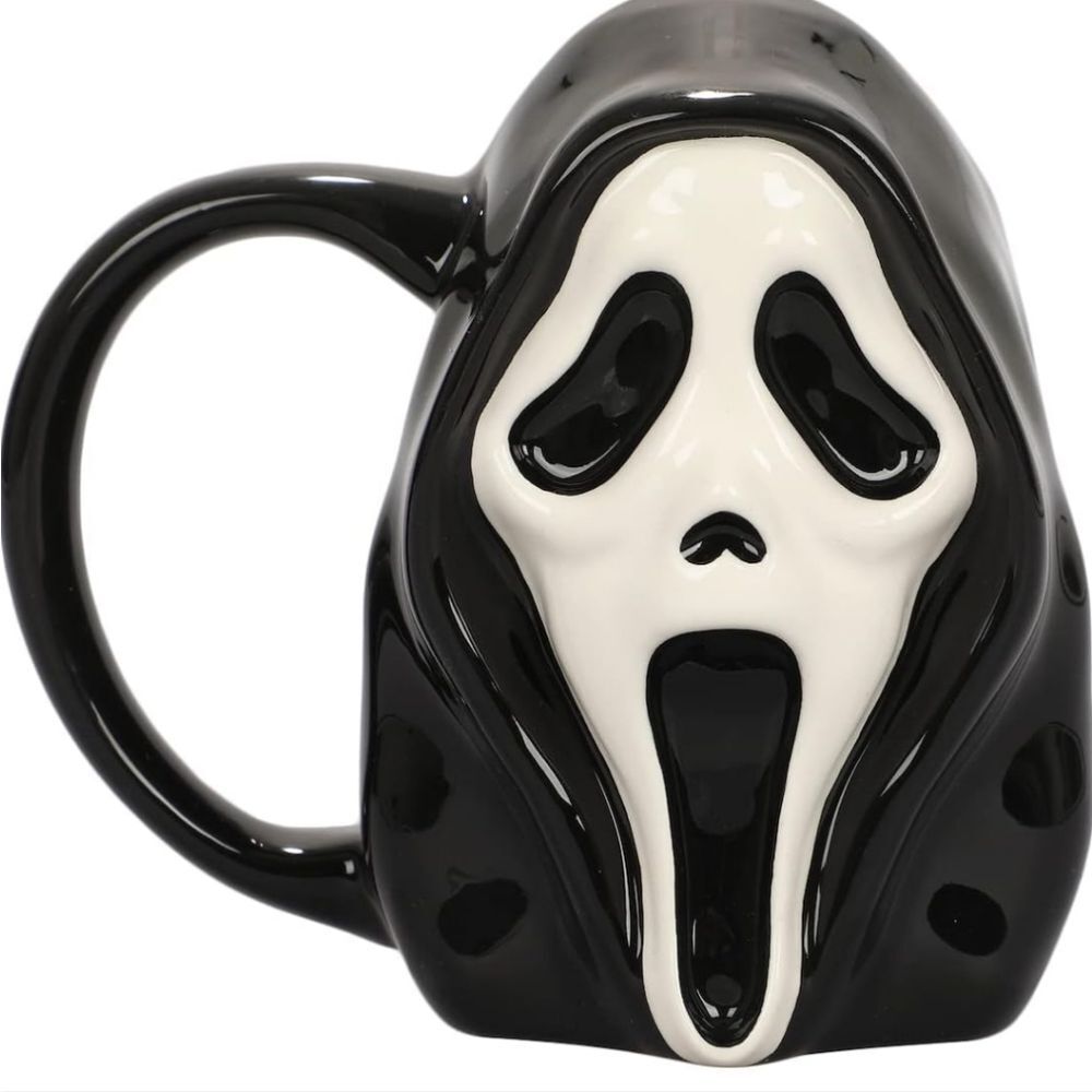 Ghost Face Sculpted 16oz Ceramic Mug